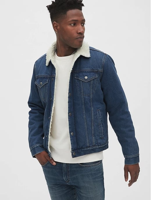 Sherpa-Lined Icon Denim Jacket