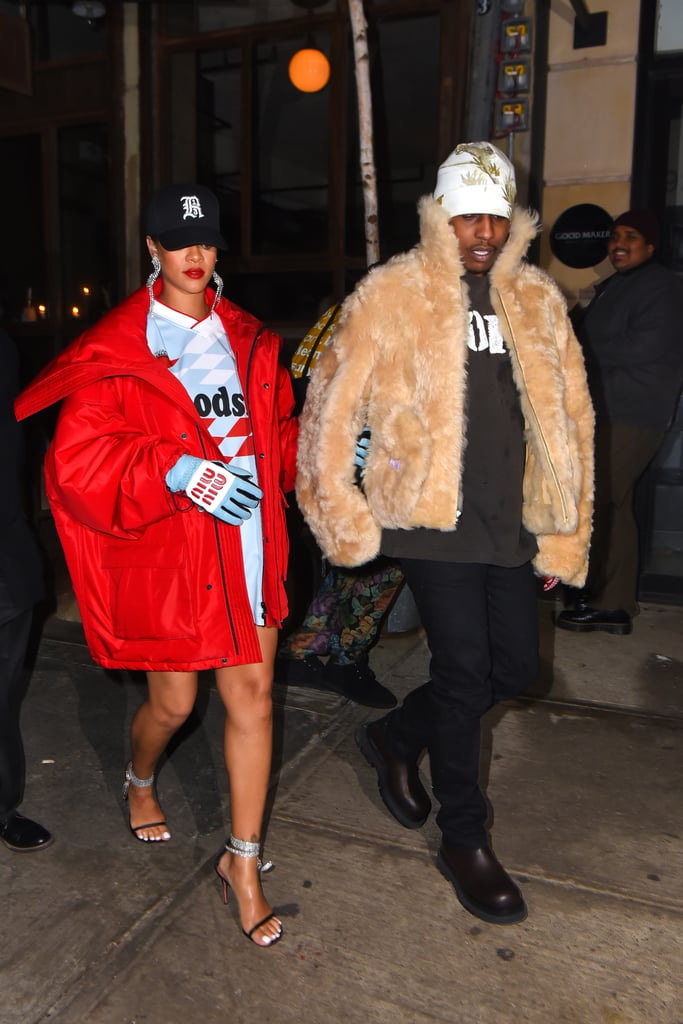 Rihanna and A$AP Rocky Out to Dinner in SoHo