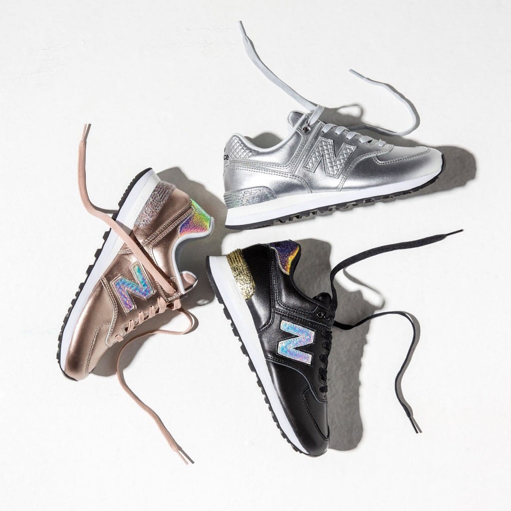 New Balance Metallic Glitter Sneakers | POPSUGAR Fashion