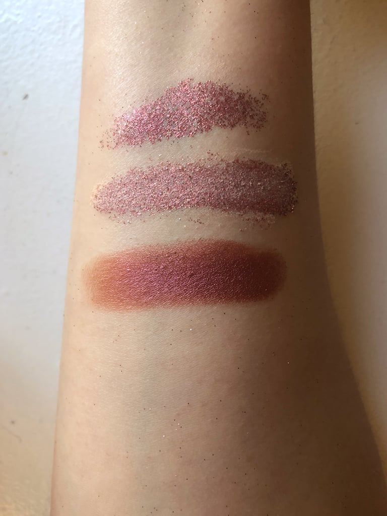 Pressed Glitters With Cream Base and Pressed Pearl Shade