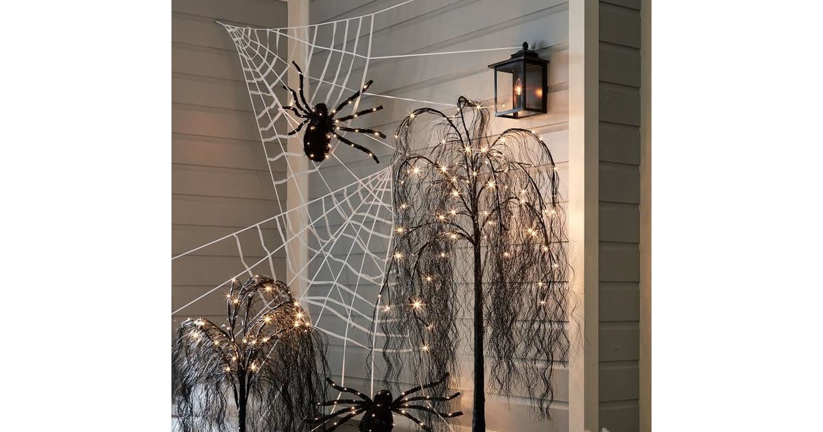 Pottery Barn Shoelace Spider  Cheap Halloween Decor POPSUGAR