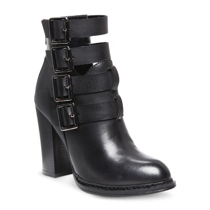strappy booties flat