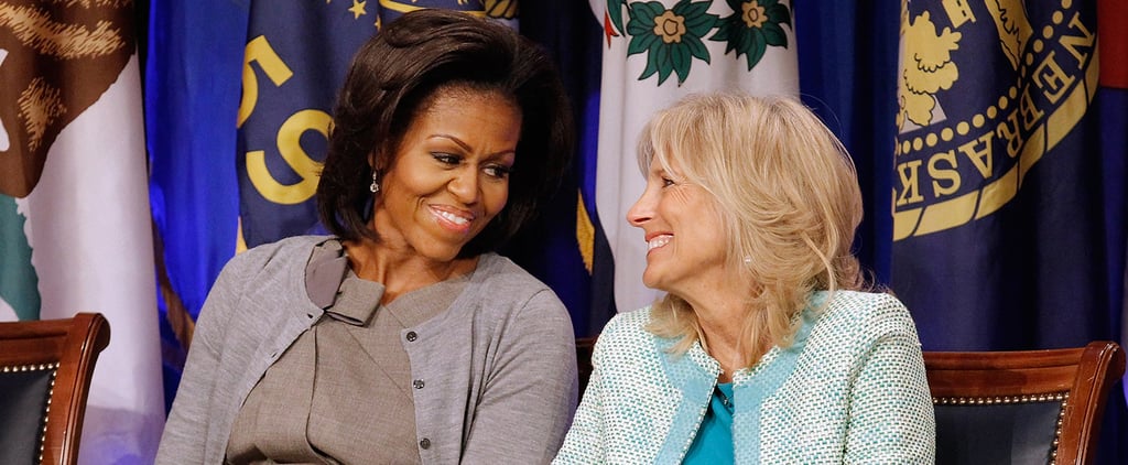 Jill Biden Gifts Michelle Obama a Produce Basket