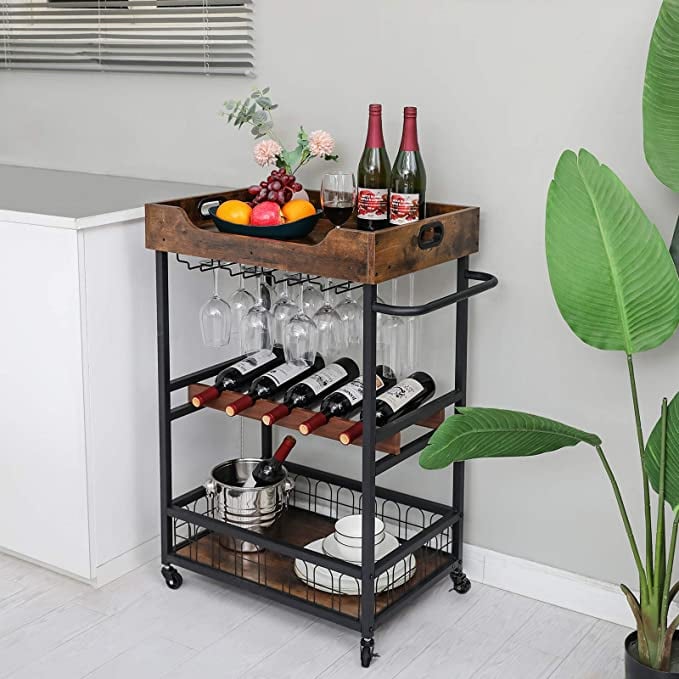 Best Rustic Bar Cart