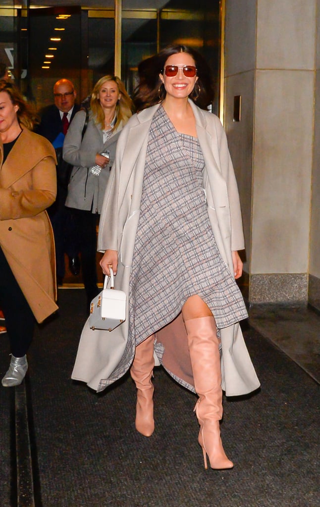 Mandy Moore's Beige Boots on The Today Show