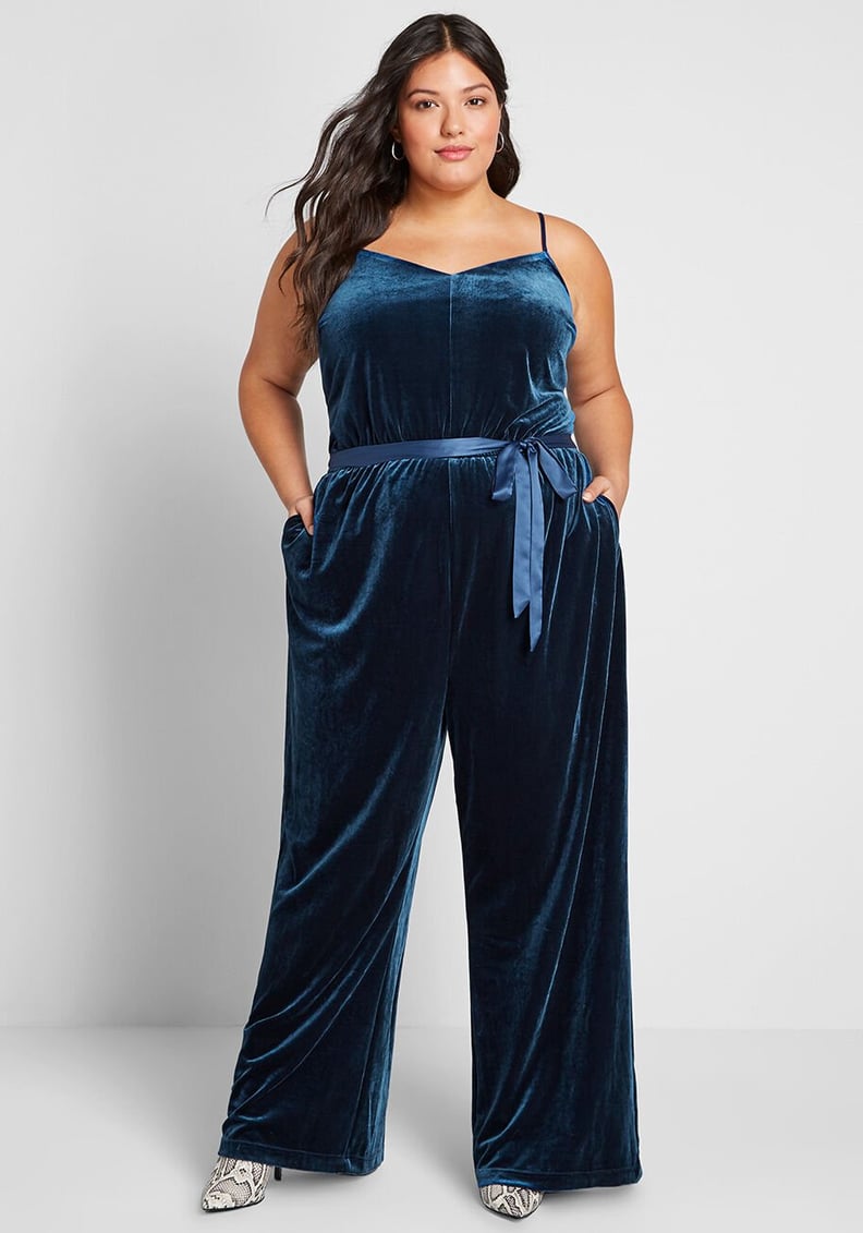 She's So Fancy Velvet Jumpsuit