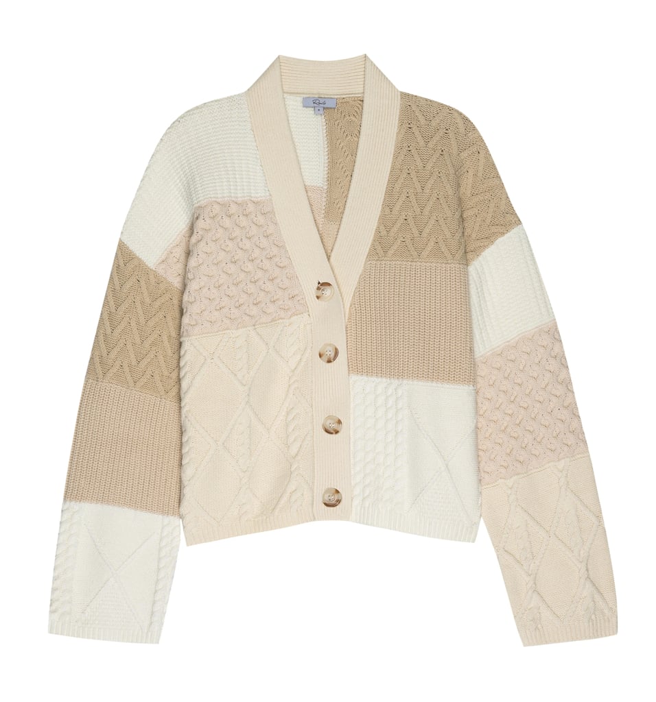 On-Trend Fashion Gifts: Rails Reese Cream Patchwork Cable Cardigan