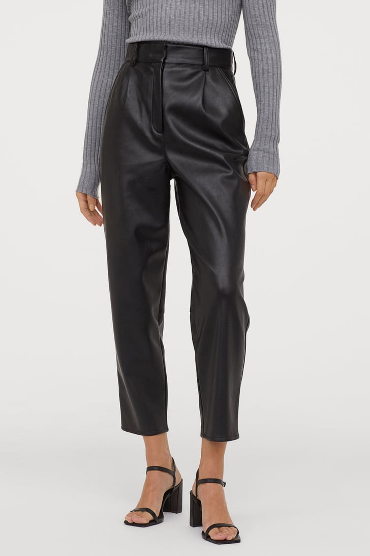 H&M Faux Leather Pants | Best Leather Pants For Women 2020 | POPSUGAR ...