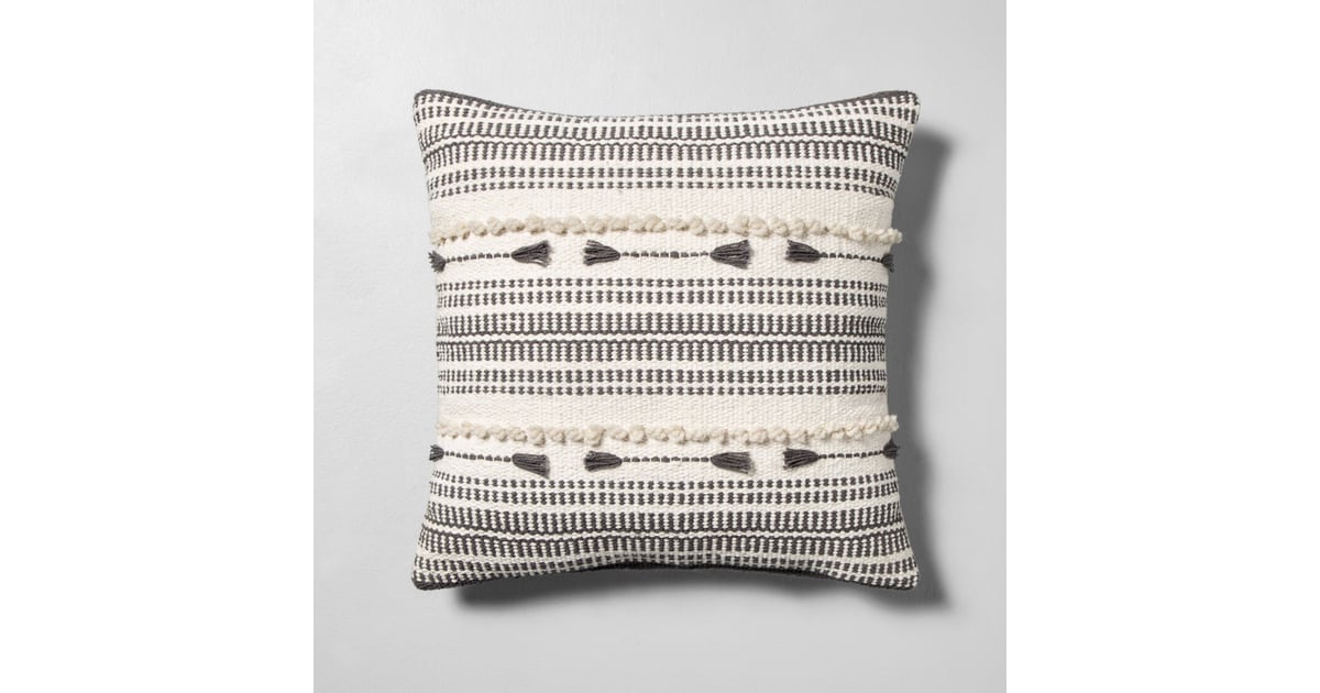 Knotted Throw Pillow in Cream / Gray Target’s New Hearth and Hand