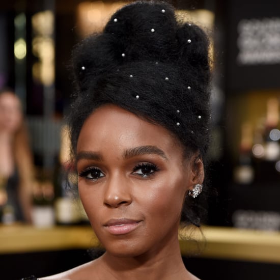 Janelle Monae's Hair at the Golden Globes 2017
