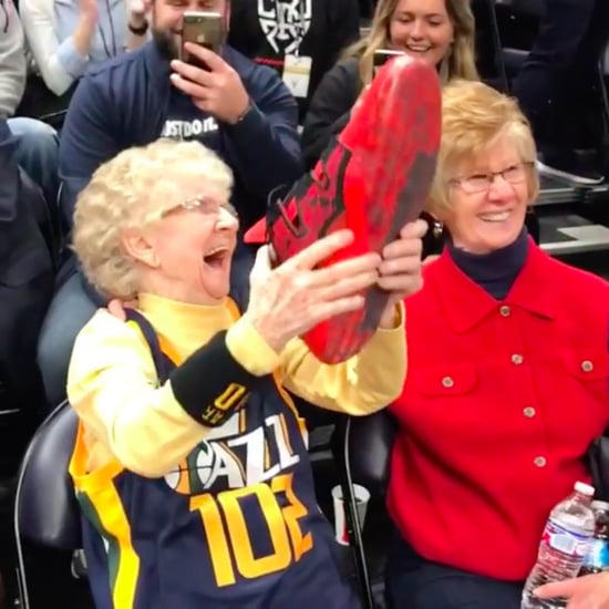 Donovan Mitchell Gives 102-Year-Old Fan His Sneaker