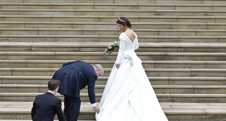 When Prince Andrew Helped Eugenie With Her Dress