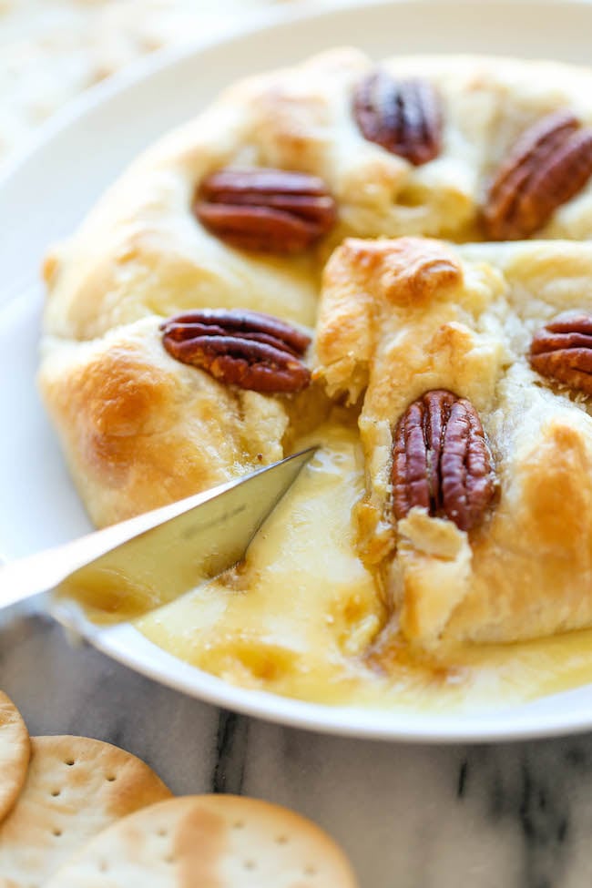 Pumpkin Pecan Baked Brie