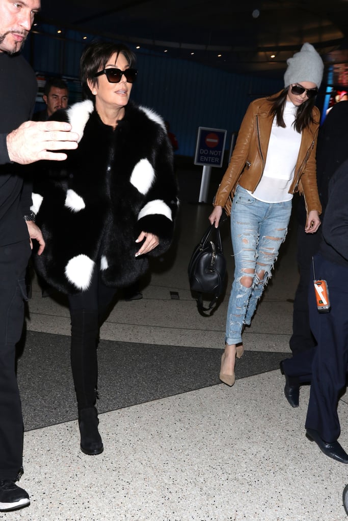 And Arrived in Los Angeles Still Looking Très Chic
