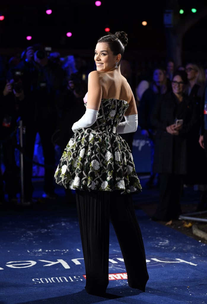 Hailee Steinfeld Looks Regal in Richard Quinn's White Gloves