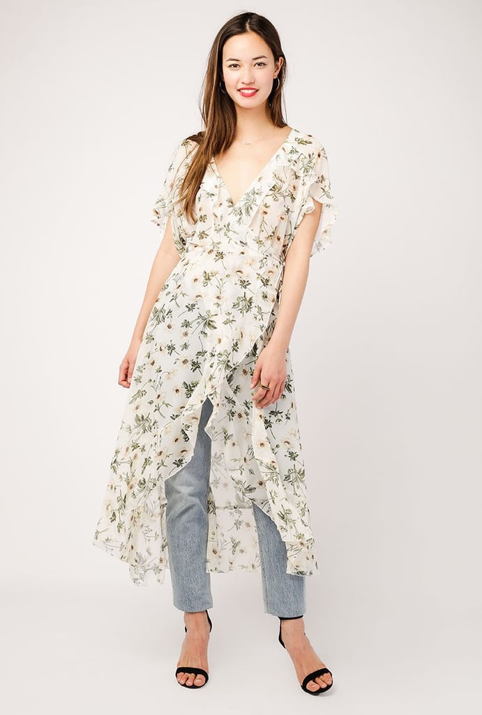 Azalea Warp Kimono Duster Dress