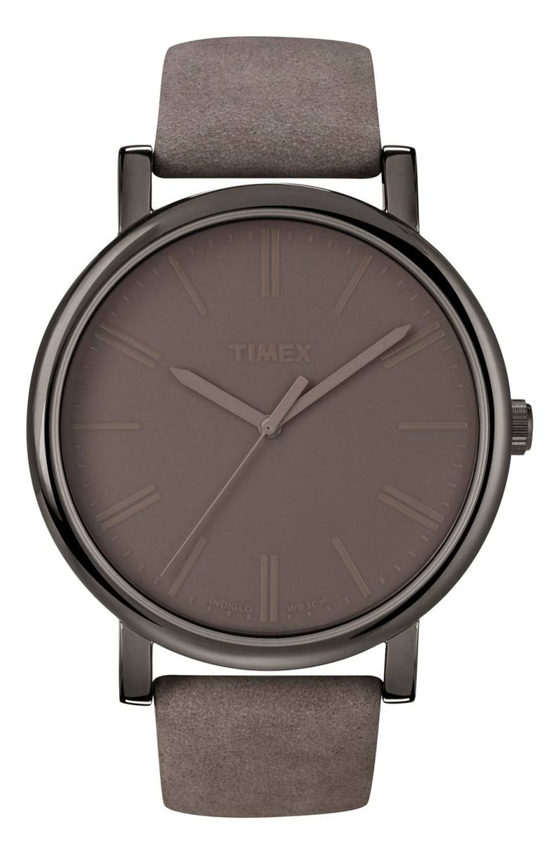 Timex Easy Reader Leather Strap Watch