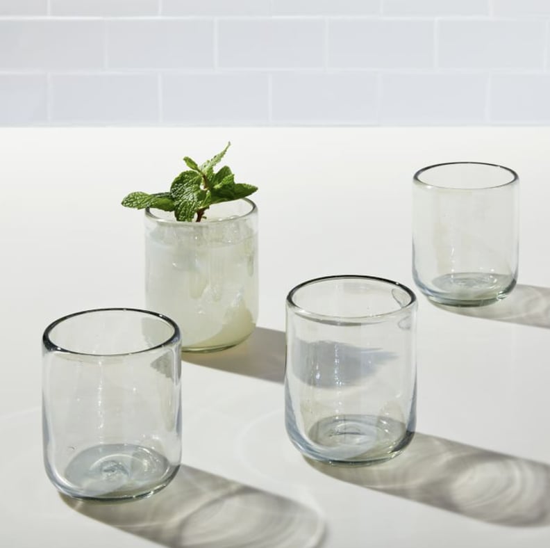 Pretty Glassware: West Elm Recycled Mexican Glassware