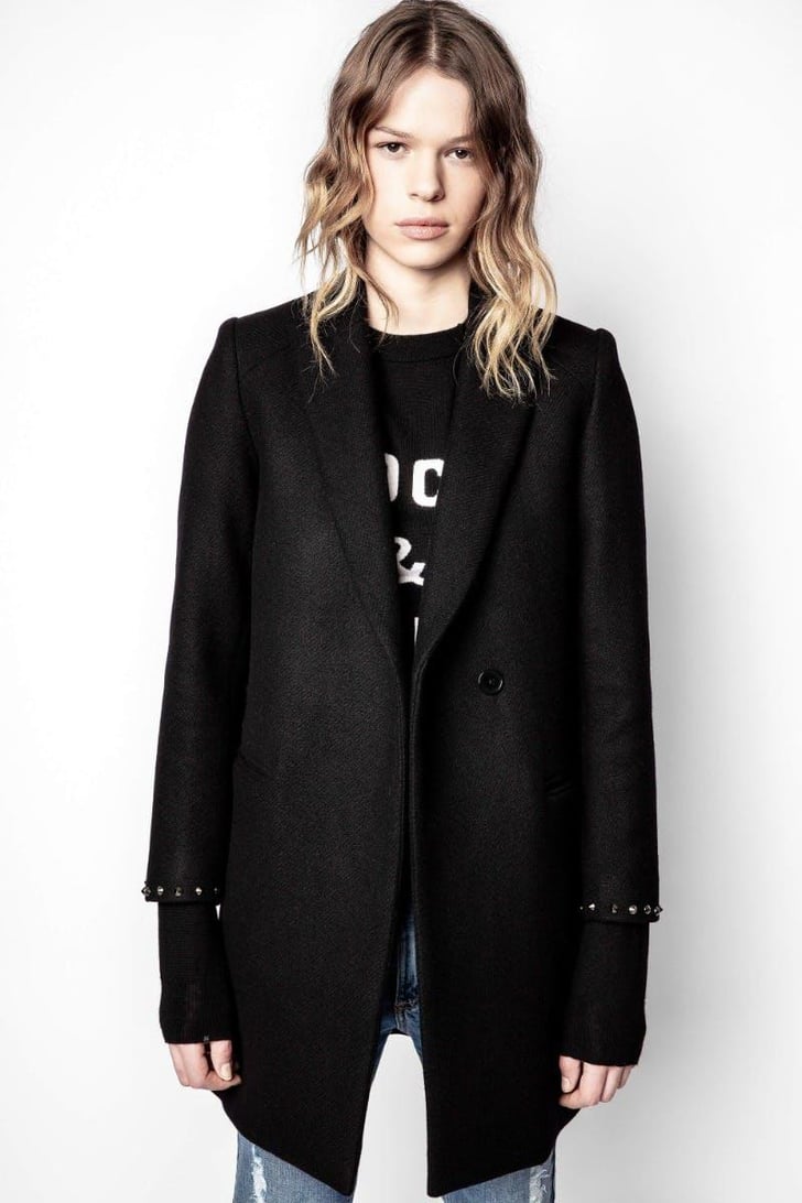 Zadig & Voltaire Marco Studs Coat | Styling Ideas For Your Jacket This ...