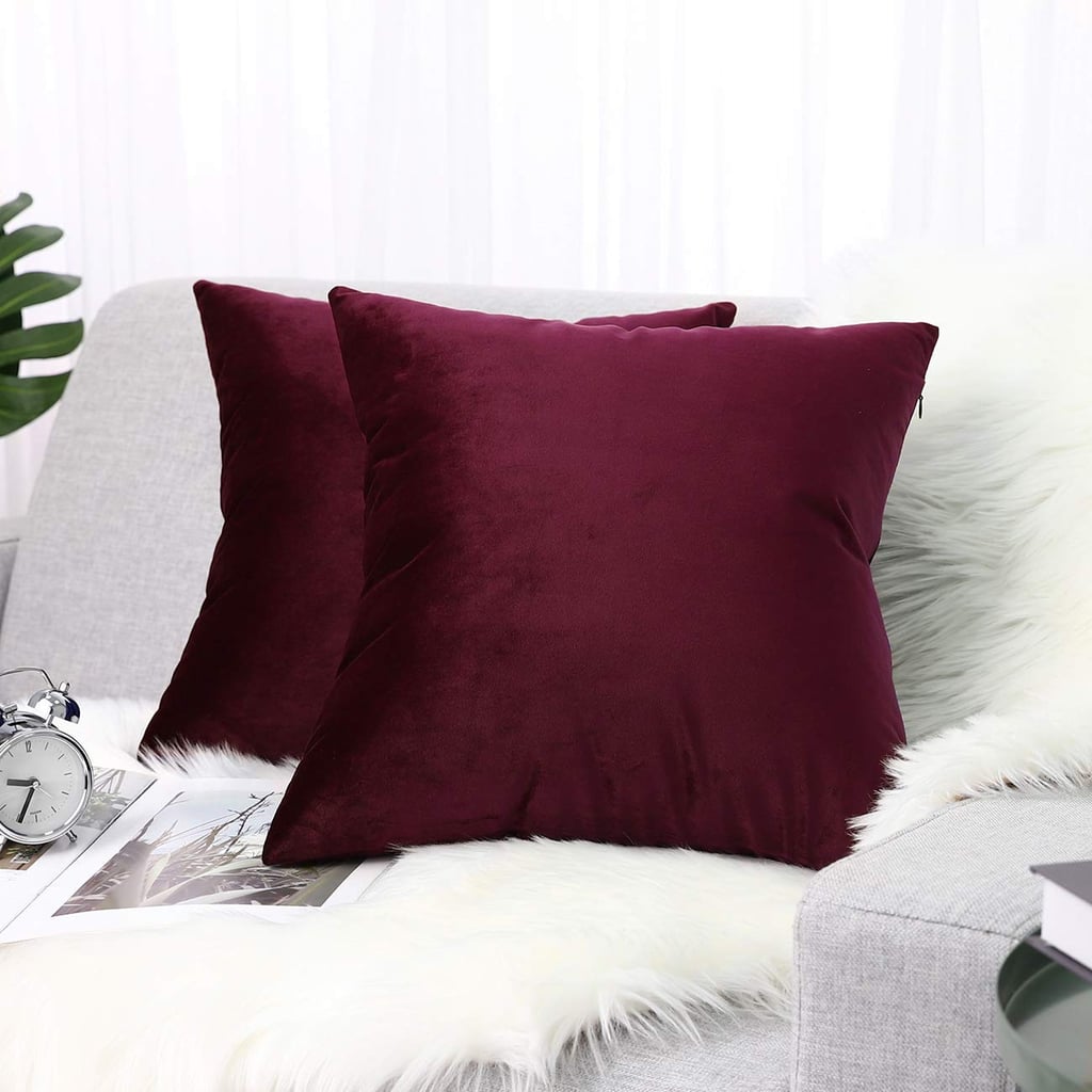Velvet Throw Pillow Covers The Best Christmas Decor on Amazon 2019