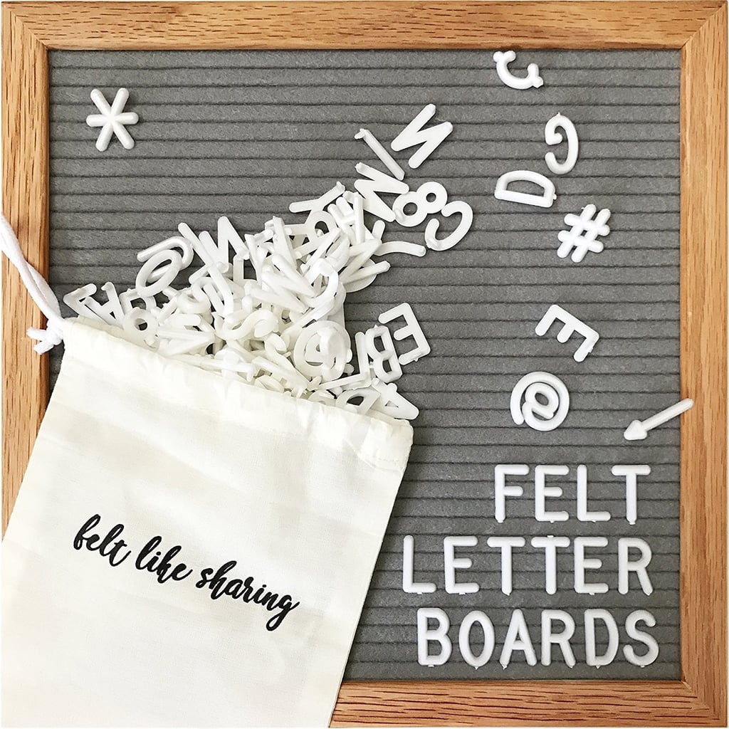 Gray Felt Letter Board