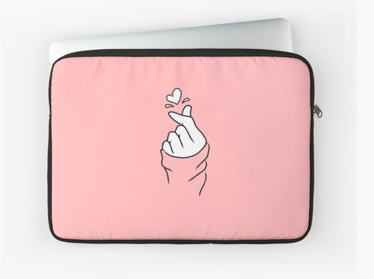 Cute Heart Laptop Sleeve