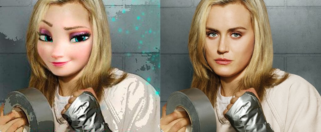 Disney Princesses as Orange Is the New Black Art