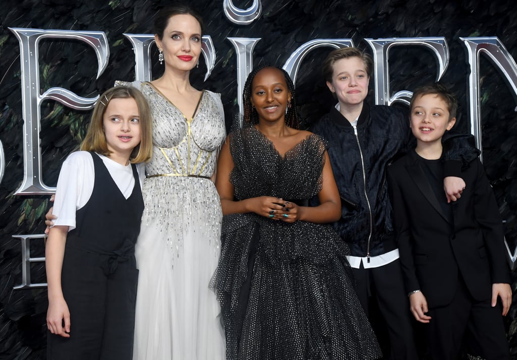 Angelina Jolie and Her Kids at the Maleficent: Mistress of Evil Premiere in London