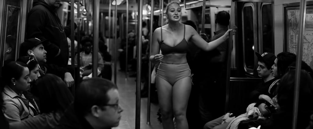 Iskra Lawrence Strips Down For PSA on the NYC Subway