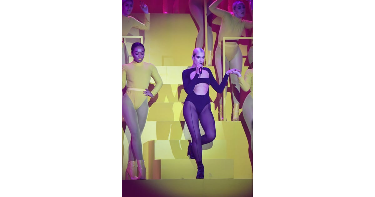 Dua Lipa Wore a Mugler Bodysuit For Her MTV EMAs ...
