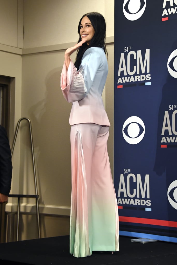 Kacey Musgraves Tie-Dye Suit at the ACM Awards 2019