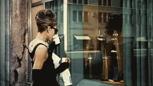 Any time you go out to pick details for your wedding, you channel Audrey Hepburn in Breakfast at Tiffany's.
"He put a ring on it" is your new favorite saying.
You've never used hashtags more obsessively than that first time you posted a photo of your engagement ring. #HeAsked #ISaidYes #Feyoncé #Engaged #Finally #LoveHim #AboutTime #IAmEngaged