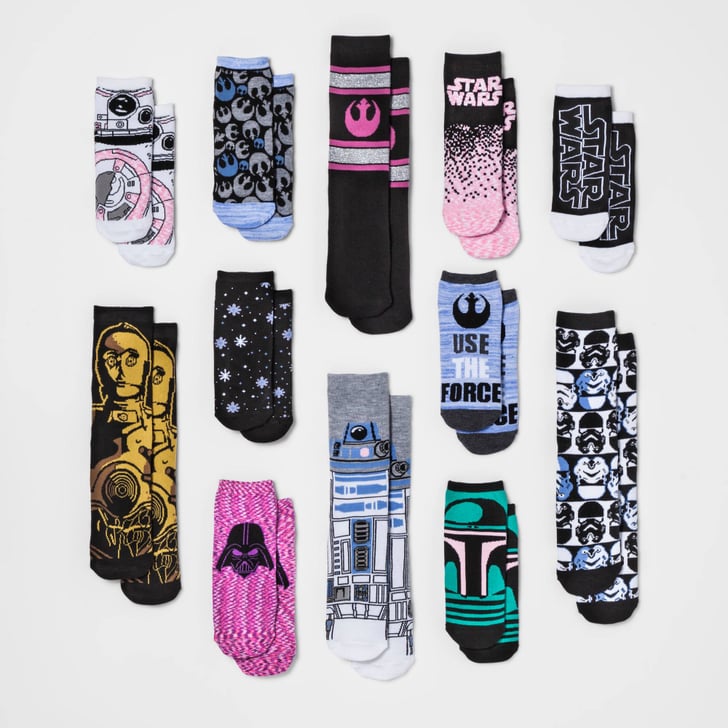 12 Days of Socks Women #39 s Version Star Wars Sock Advent Calendars