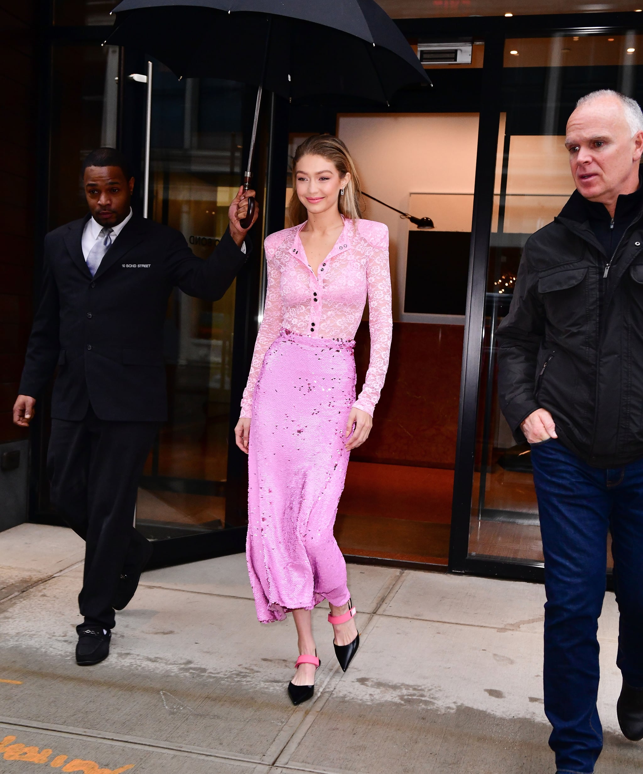 hot pink prada heels