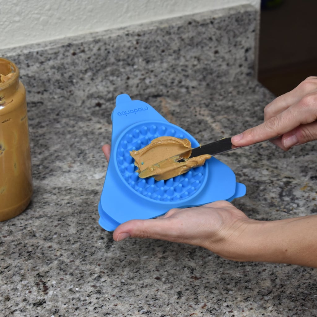 Spread Peanut Butter All Over the Silicone Bristles