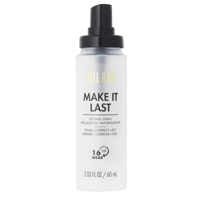 Best Setting Spray For Oily Skin: Milani Make It Last Prime + Correct + Set Makeup Setting Spray