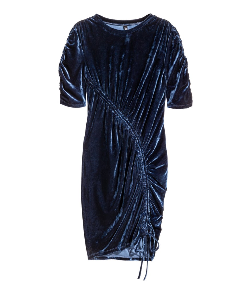 Clocking in at just $25, the H&M Crushed Velvet Dress is near | Fall ...