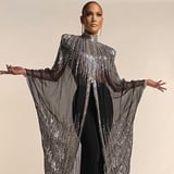 Jennifer Lopez Looks Like Galactic Royalty in Her Sheer Balmain Cape, Just Add a Crown