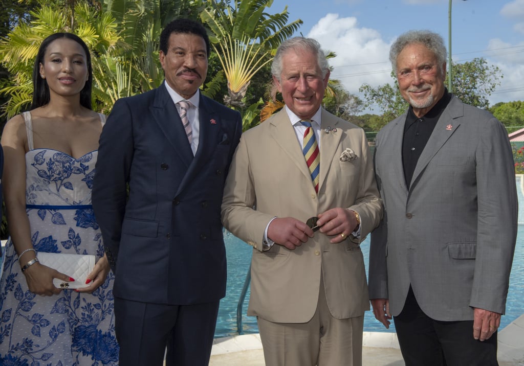 Prince Charles in Barbados With Lionel Richie Pictures