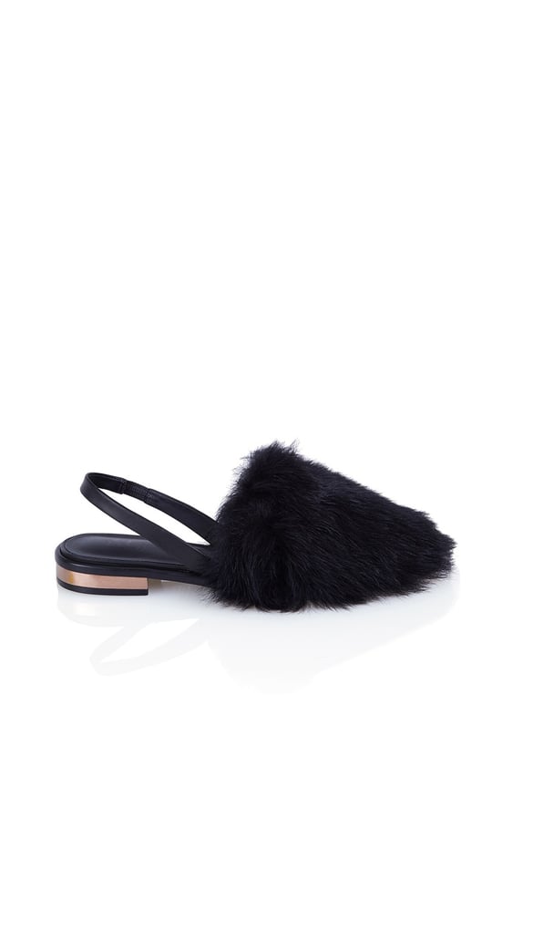 shearling slide sneakers