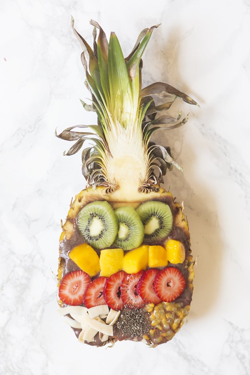 Tropical Acai Bowl 10 Pineapple Bowl Recipes That Are Just As Good As They Look Popsugar Fitness Photo 9 Be sure to get the unsweetened kind, with no citric acid or other ingredients added. tropical acai bowl 10 pineapple bowl