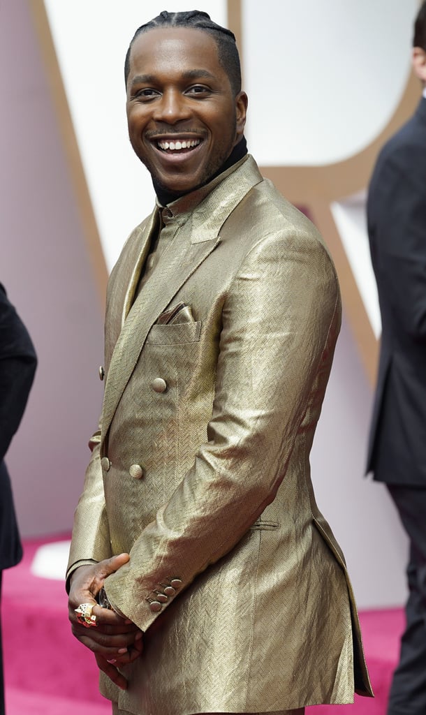 Leslie Odom Jr. and Nicolette Robinson at the Oscars 2021