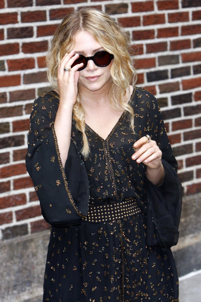 Mary-Kate Olsen went for a circular style with a boho dress in 2008.