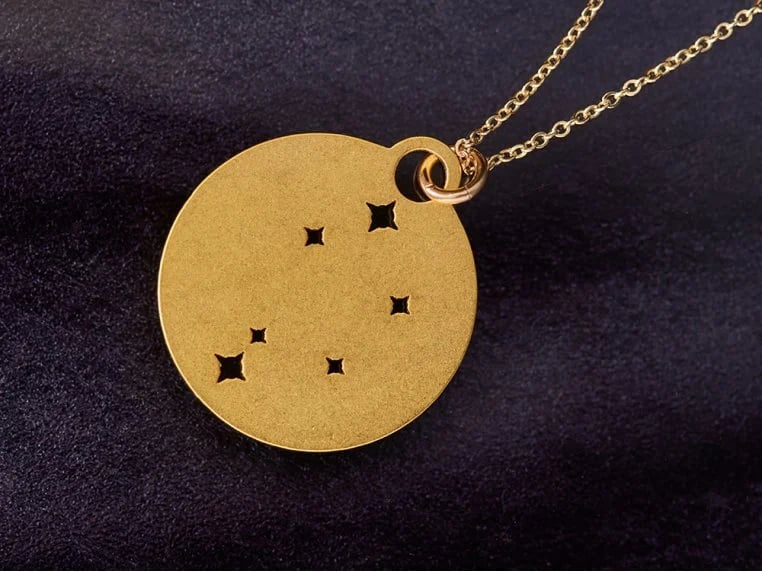 For Astrology-Lovers: Outdoor Metalworks Zodiac Constellation Necklace