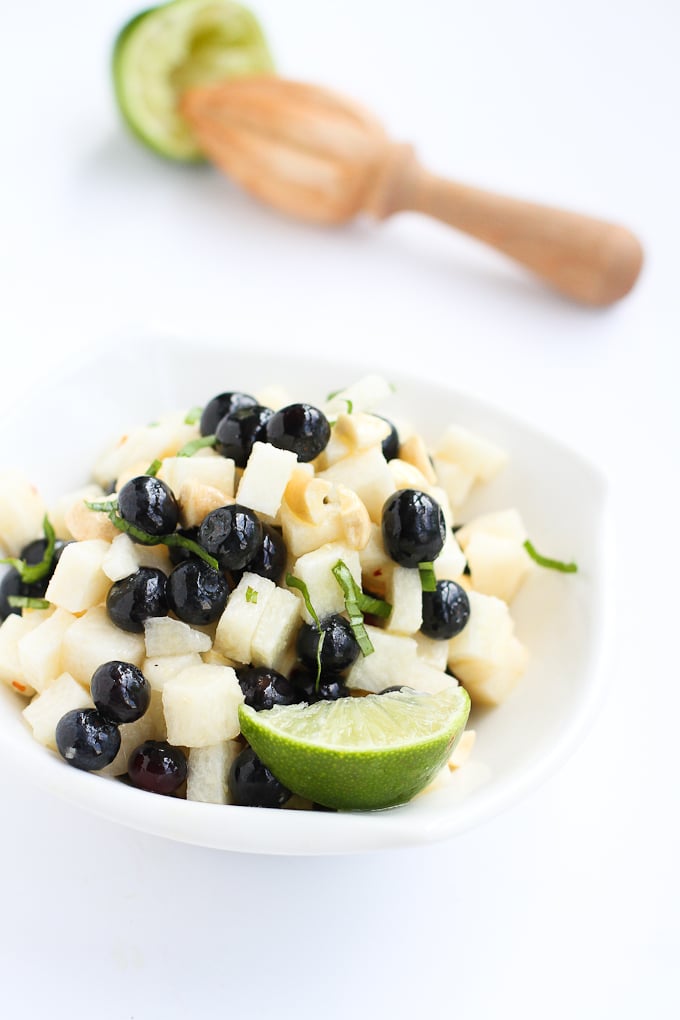 Spicy Blueberry Jicama Salad