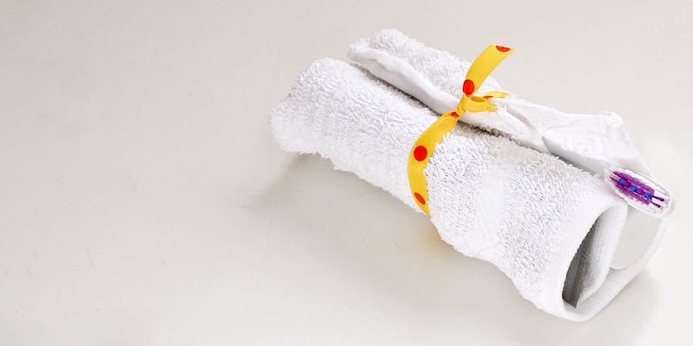Washcloth Travel Kit
