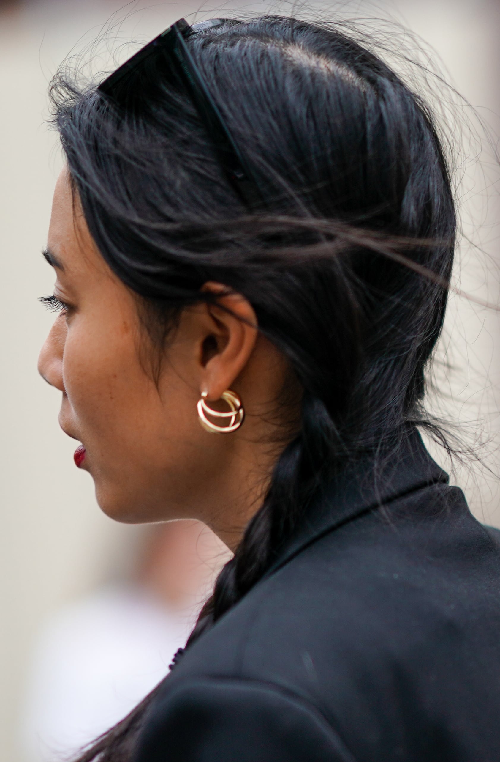 Bold earrings