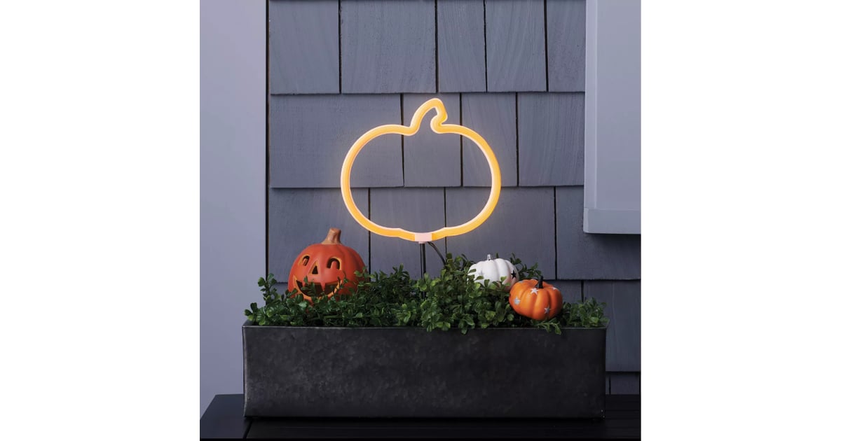 Target Orange Pumpkin Neon Rope LED Battery Operated Halloween Path