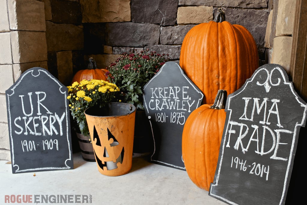 Chalkboard Tombstones
