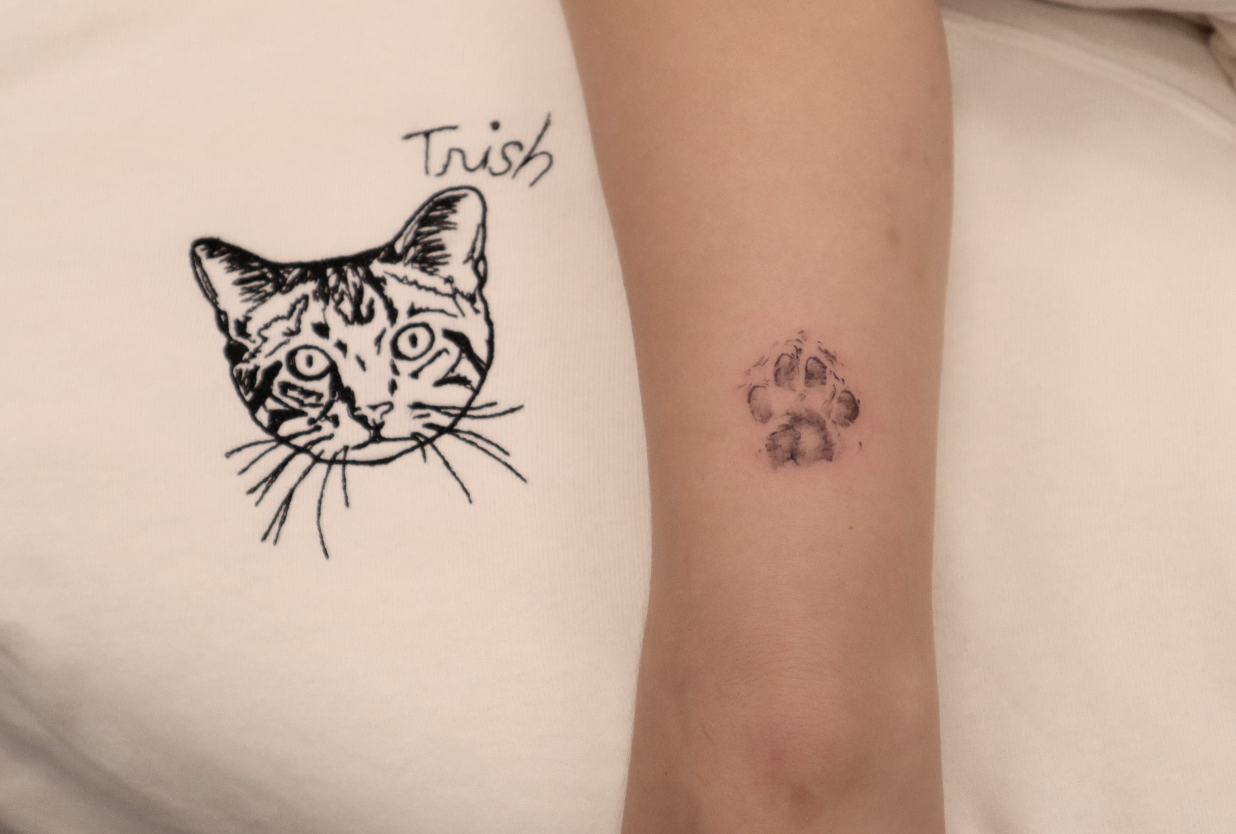 How To Get A Tattoo Of Your Cat'S Paw Print: See The Process | Popsugar  Beauty